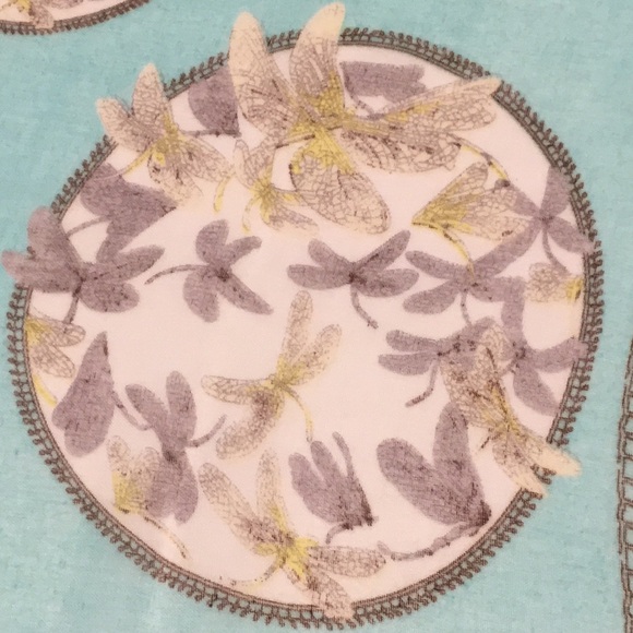 Scarf / Shall with Firefly Print - Picture 7 of 10